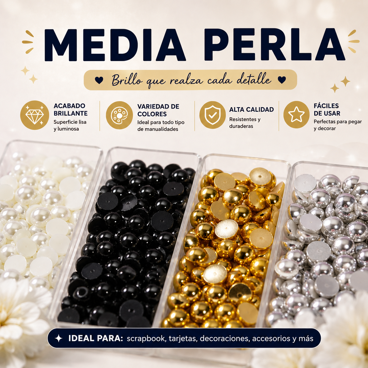 MEDIA PERLA X LIBRA